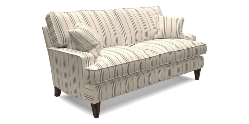 Ingleborough 3 Seater Sofa in Warwick Edinburgh Henna Rugs supplied by Rugs of Petworth