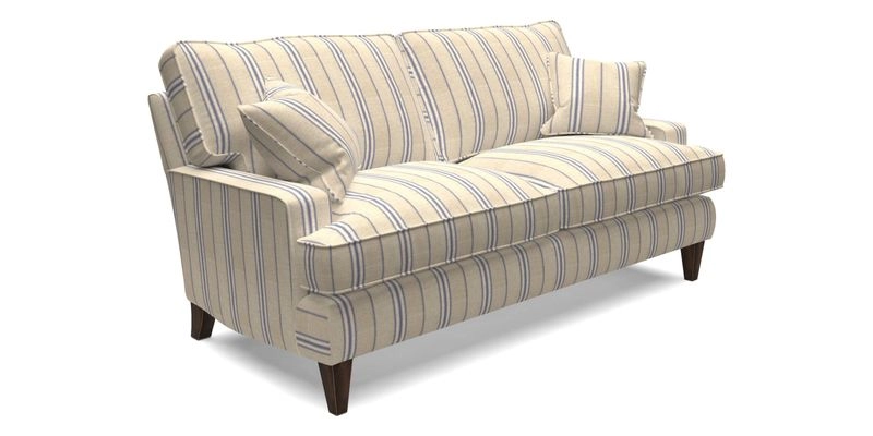 Ingleborough 3 Seater Sofa in Warwick Edinburgh Henna Rugs supplied by Rugs of Petworth