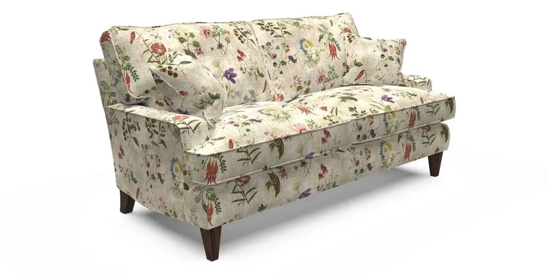 Ingleborough 3 Seater Sofa in Warwick Edinburgh Henna Rugs supplied by Rugs of Petworth