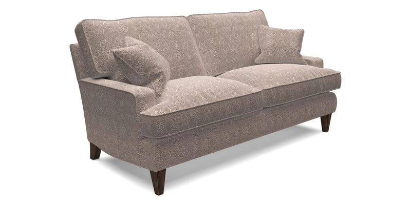 Ingleborough 3 Seater Sofa in Warwick Edinburgh Henna Rugs supplied by Rugs of Petworth