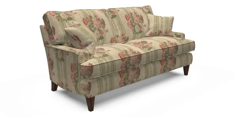 Ingleborough 3 Seater Sofa in Warwick Edinburgh Henna Rugs supplied by Rugs of Petworth