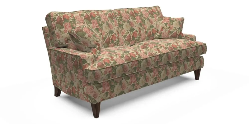 Ingleborough 3 Seater Sofa in Warwick Edinburgh Henna Rugs supplied by Rugs of Petworth