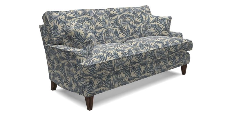 Ingleborough 3 Seater Sofa in Warwick Edinburgh Henna Rugs supplied by Rugs of Petworth