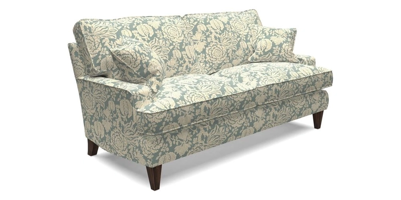 Ingleborough 3 Seater Sofa in Warwick Edinburgh Henna Rugs supplied by Rugs of Petworth