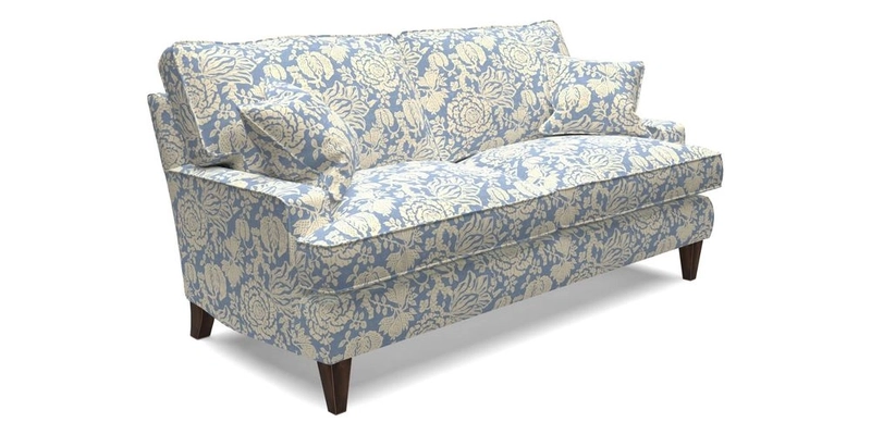 Ingleborough 3 Seater Sofa in Warwick Edinburgh Henna Rugs supplied by Rugs of Petworth