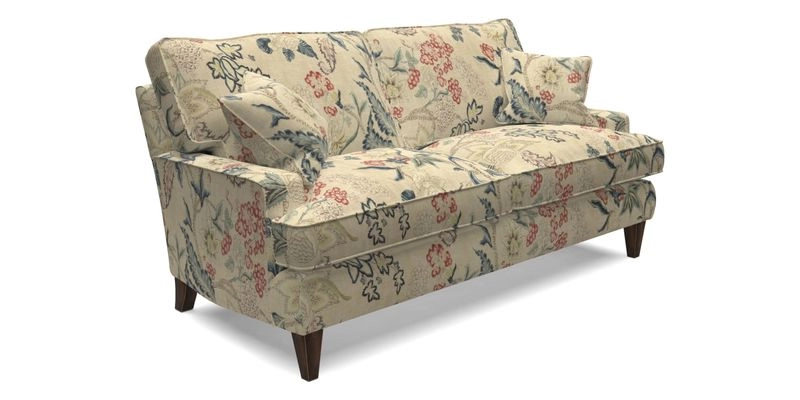 Ingleborough 3 Seater Sofa in Warwick Edinburgh Henna Rugs supplied by Rugs of Petworth