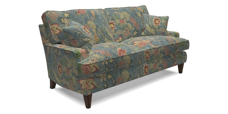 Ingleborough 3 Seater Sofa in Warwick Edinburgh Henna Rugs supplied by Rugs of Petworth