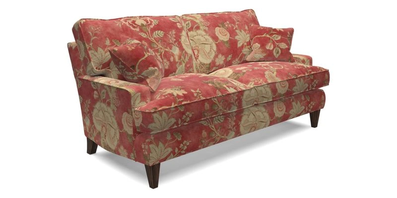 Ingleborough 3 Seater Sofa in Warwick Edinburgh Henna Rugs supplied by Rugs of Petworth
