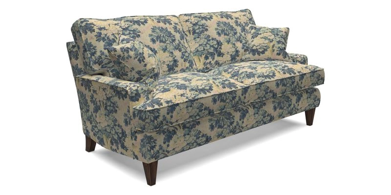 Ingleborough 3 Seater Sofa in Warwick Edinburgh Henna Rugs supplied by Rugs of Petworth