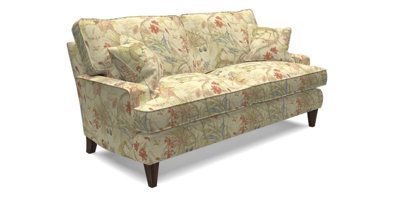 Ingleborough 3 Seater Sofa in Warwick Edinburgh Henna Rugs supplied by Rugs of Petworth