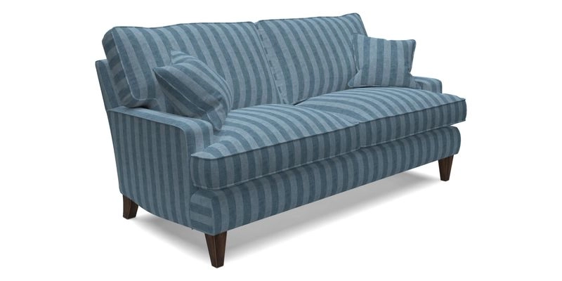 Ingleborough 3 Seater Sofa in Warwick Edinburgh Henna Rugs supplied by Rugs of Petworth