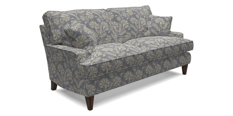 Ingleborough 3 Seater Sofa in Warwick Edinburgh Henna Rugs supplied by Rugs of Petworth