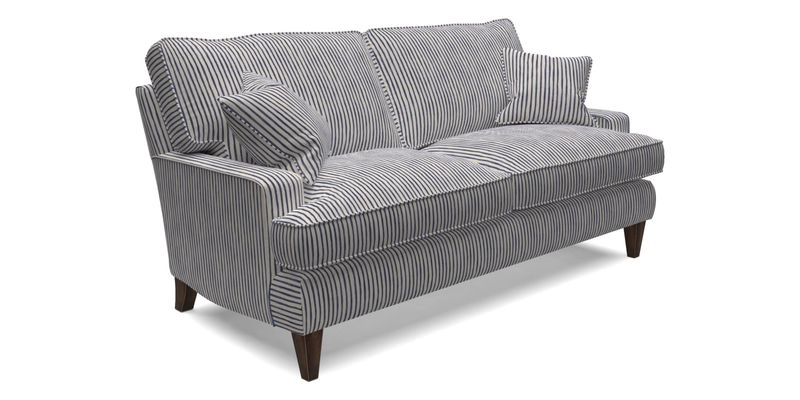 Ingleborough 3 Seater Sofa in Warwick Edinburgh Henna Rugs supplied by Rugs of Petworth