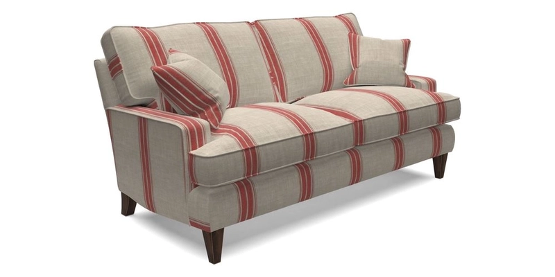 Ingleborough 3 Seater Sofa in Warwick Edinburgh Henna Rugs supplied by Rugs of Petworth