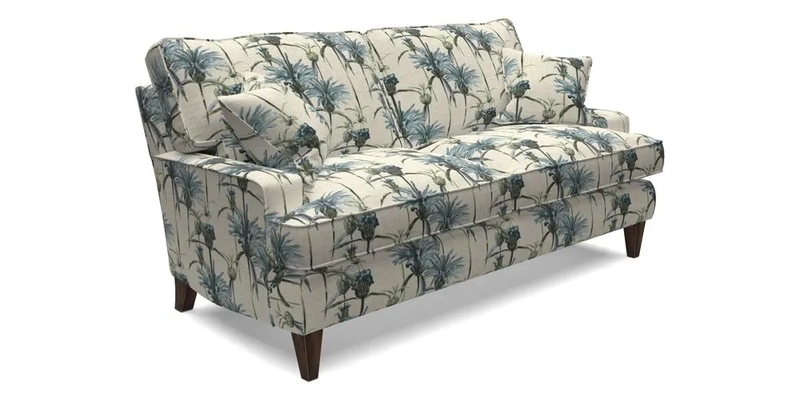 Ingleborough 3 Seater Sofa in Warwick Edinburgh Henna Rugs supplied by Rugs of Petworth