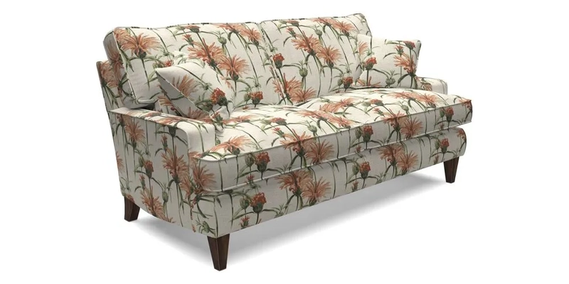 Ingleborough 3 Seater Sofa in Warwick Edinburgh Henna Rugs supplied by Rugs of Petworth