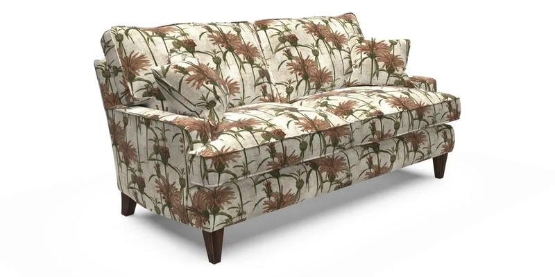 Ingleborough 3 Seater Sofa in Warwick Edinburgh Henna Rugs supplied by Rugs of Petworth