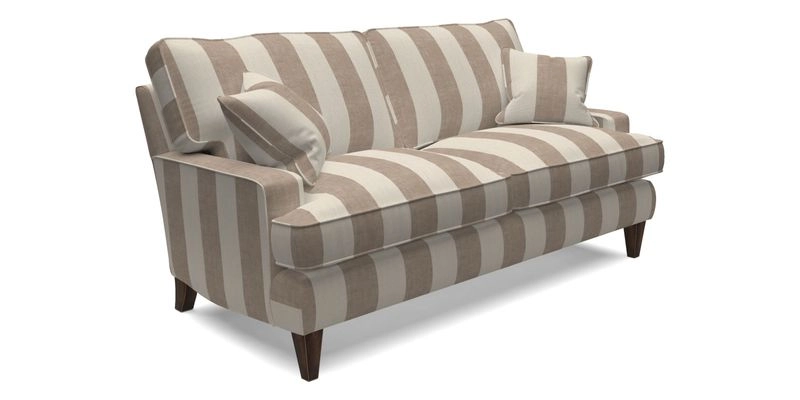 Ingleborough 3 Seater Sofa in Warwick Edinburgh Henna Rugs supplied by Rugs of Petworth