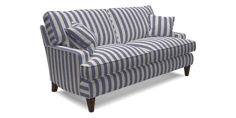 Ingleborough 3 Seater Sofa in Warwick Edinburgh Henna Rugs supplied by Rugs of Petworth