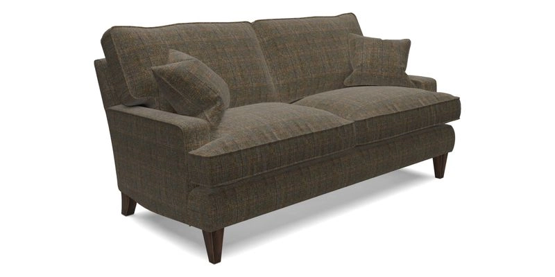 Ingleborough 3 Seater Sofa in Warwick Edinburgh Henna Rugs supplied by Rugs of Petworth