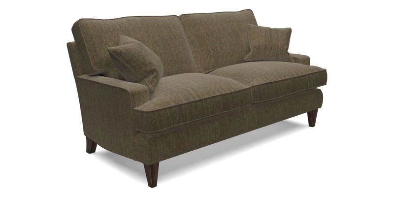 Ingleborough 3 Seater Sofa in Warwick Edinburgh Henna Rugs supplied by Rugs of Petworth