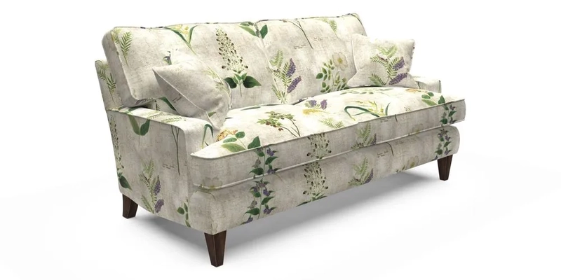 Ingleborough 3 Seater Sofa in Warwick Edinburgh Henna Rugs supplied by Rugs of Petworth