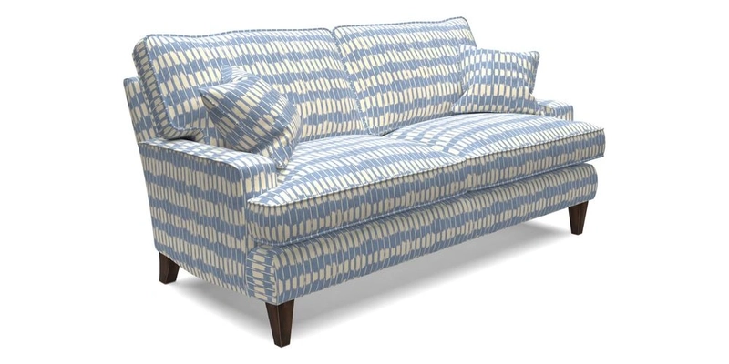 Ingleborough 3 Seater Sofa in Warwick Edinburgh Henna Rugs supplied by Rugs of Petworth