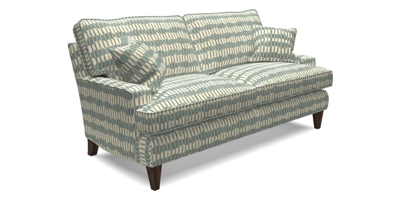 Ingleborough 3 Seater Sofa in Warwick Edinburgh Henna Rugs supplied by Rugs of Petworth