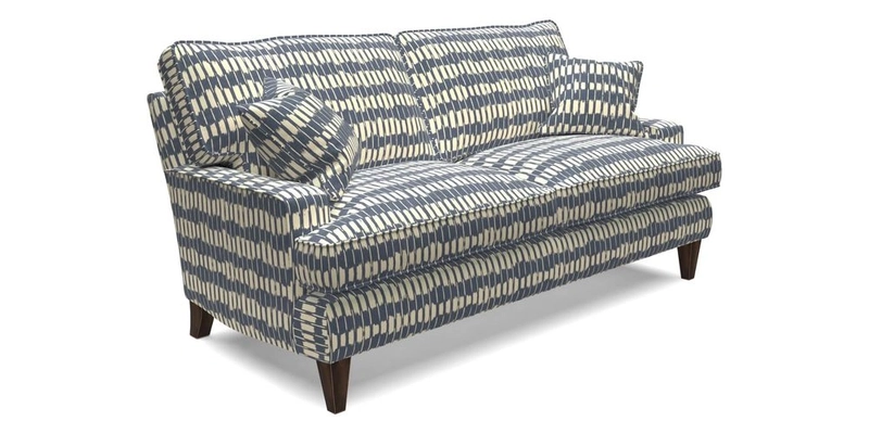 Ingleborough 3 Seater Sofa in Warwick Edinburgh Henna Rugs supplied by Rugs of Petworth