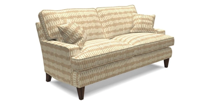 Ingleborough 3 Seater Sofa in Warwick Edinburgh Henna Rugs supplied by Rugs of Petworth