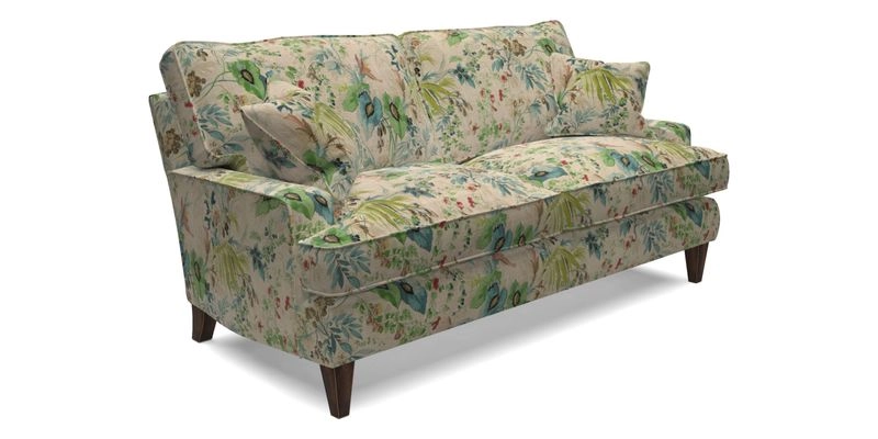 Ingleborough 3 Seater Sofa in Warwick Edinburgh Henna Rugs supplied by Rugs of Petworth