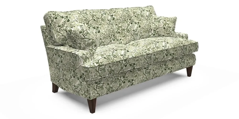 Ingleborough 3 Seater Sofa in Warwick Edinburgh Henna Rugs supplied by Rugs of Petworth