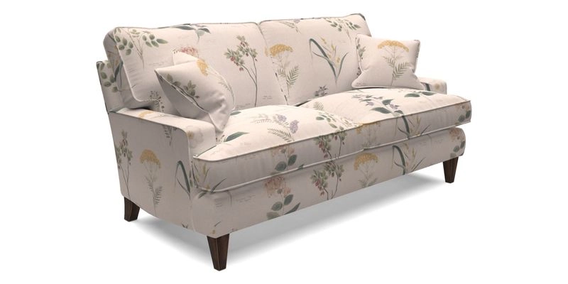 Ingleborough 3 Seater Sofa in Warwick Edinburgh Henna Rugs supplied by Rugs of Petworth