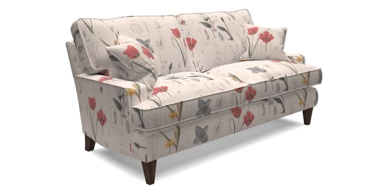 Ingleborough 3 Seater Sofa in Warwick Edinburgh Henna Rugs supplied by Rugs of Petworth