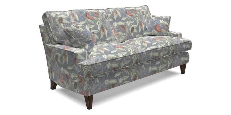 Ingleborough 3 Seater Sofa in Warwick Edinburgh Henna Rugs supplied by Rugs of Petworth