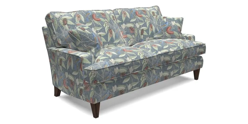 Ingleborough 3 Seater Sofa in Warwick Edinburgh Henna Rugs supplied by Rugs of Petworth