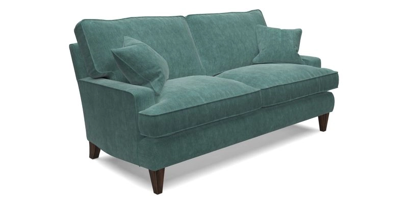 Ingleborough 3 Seater Sofa in Warwick Edinburgh Henna Rugs supplied by Rugs of Petworth