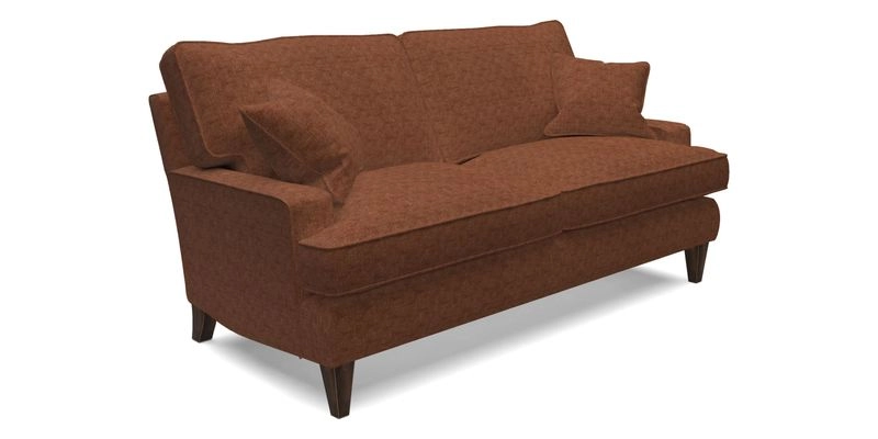 Ingleborough 3 Seater Sofa in Warwick Edinburgh Henna Rugs supplied by Rugs of Petworth