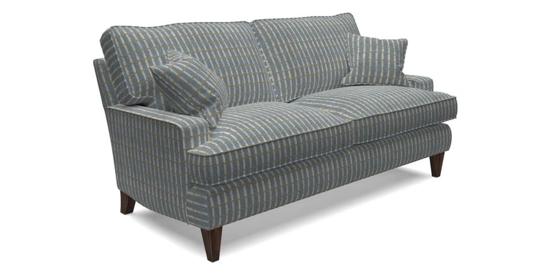 Ingleborough 3 Seater Sofa in Warwick Edinburgh Henna Rugs supplied by Rugs of Petworth