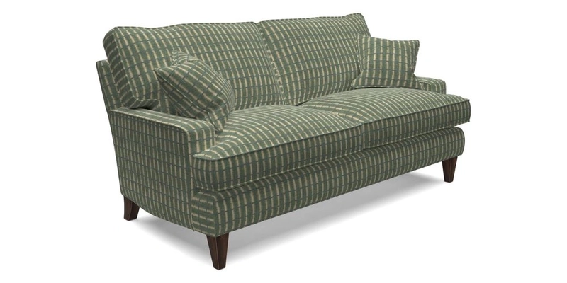 Ingleborough 3 Seater Sofa in Warwick Edinburgh Henna Rugs supplied by Rugs of Petworth