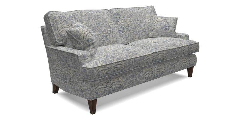 Ingleborough 3 Seater Sofa in Warwick Edinburgh Henna Rugs supplied by Rugs of Petworth