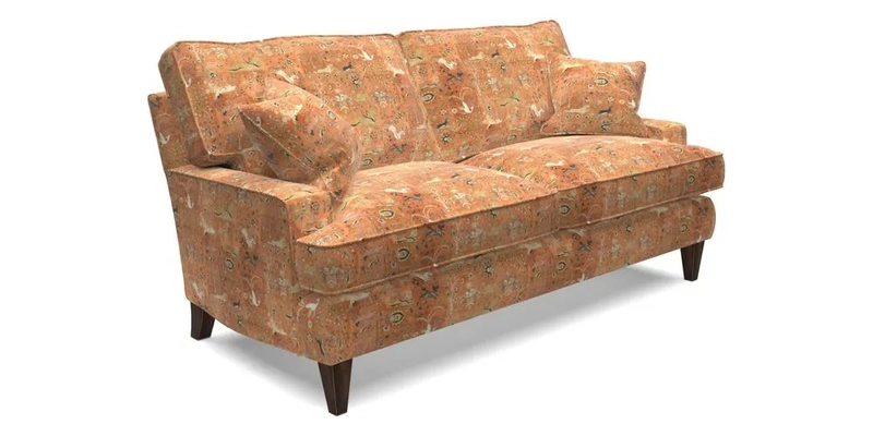 Ingleborough 3 Seater Sofa in Warwick Edinburgh Henna Rugs supplied by Rugs of Petworth