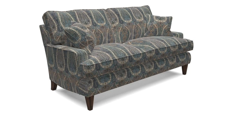 Ingleborough 3 Seater Sofa in Warwick Edinburgh Henna Rugs supplied by Rugs of Petworth