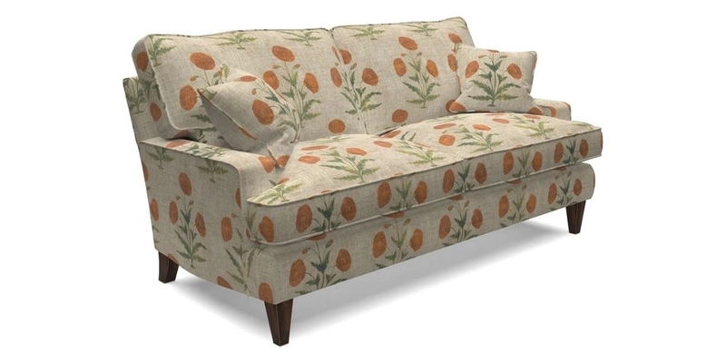 Ingleborough 3 Seater Sofa in Warwick Edinburgh Henna Rugs supplied by Rugs of Petworth