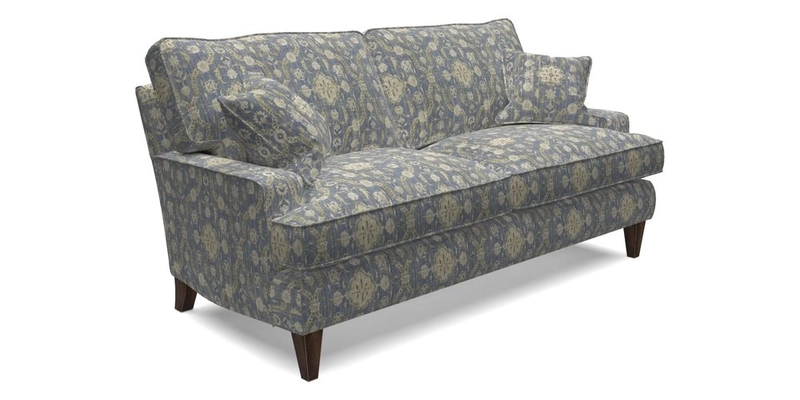 Ingleborough 3 Seater Sofa in Warwick Edinburgh Henna Rugs supplied by Rugs of Petworth