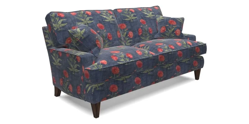 Ingleborough 3 Seater Sofa in Warwick Edinburgh Henna Rugs supplied by Rugs of Petworth