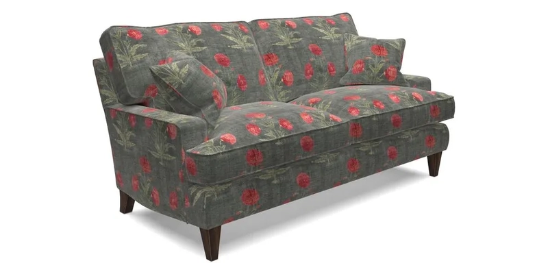 Ingleborough 3 Seater Sofa in Warwick Edinburgh Henna Rugs supplied by Rugs of Petworth