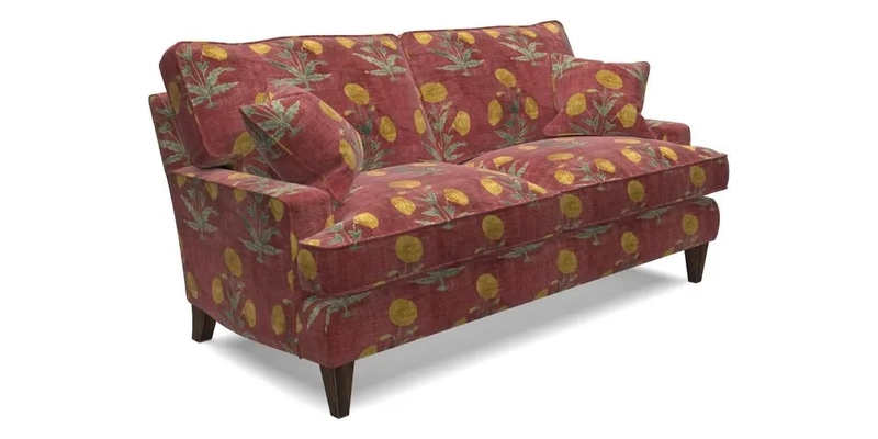 Ingleborough 3 Seater Sofa in Warwick Edinburgh Henna Rugs supplied by Rugs of Petworth