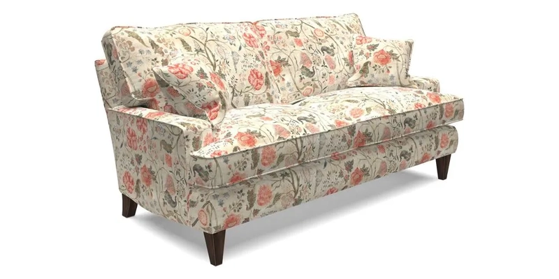 Ingleborough 3 Seater Sofa in Warwick Edinburgh Henna Rugs supplied by Rugs of Petworth