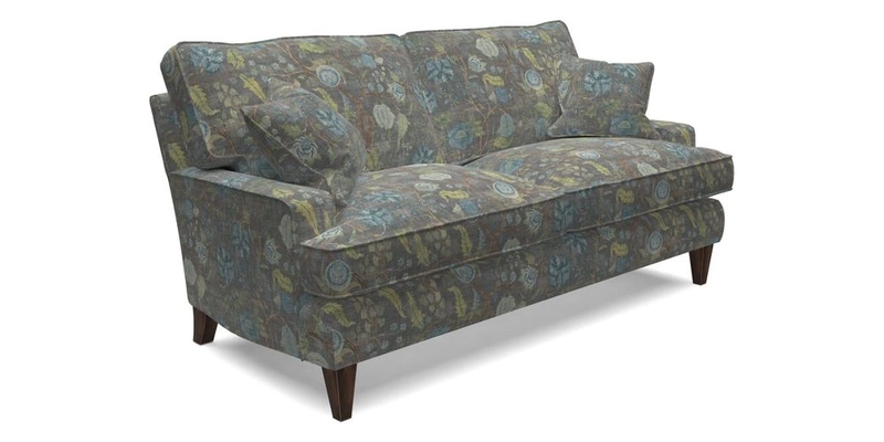Ingleborough 3 Seater Sofa in Warwick Edinburgh Henna Rugs supplied by Rugs of Petworth